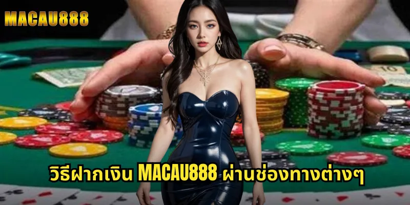 วิธีฝากเงิน MACAU888 ผ่านช่องทางต่างๆ