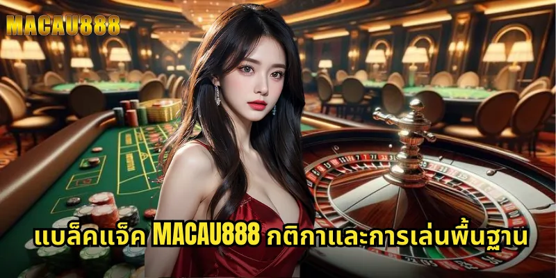 แบล็คแจ็ค MACAU888: เอาชนะเจ้ามือด้วยไพ่ 21 แต้ม 2 แบล็คแจ็ค MACAU888 กติกาและการเล่นพื้นฐาน