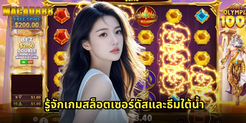 รู้จักเกมสล็อตเซอร์ดัสและธีมใต้น้ำ